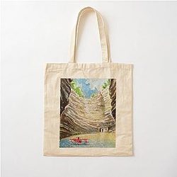Secret Cove of Porco Rosso Cotton Tote Bag