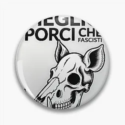 Meglio essere un porco che un fascista - Porco Rosso Pin