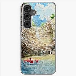 Secret Cove of Porco Rosso Soft Case for Samsung Galaxy