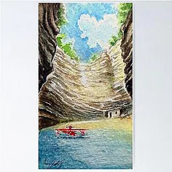 Secret Cove of Porco Rosso Poster