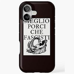 Meglio Porci Che Fascisti  Porco Rosso iPhone Case