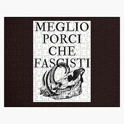 Meglio Pigs Than Fascists - Porco Rosso Jigsaw Puzzle
