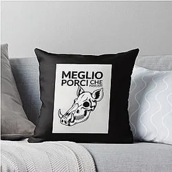 Porco Rosso Throw Pillow