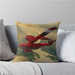 Porco Rosso the Throw Pillow