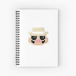 Pixel Art of Porco Rosso Notebook