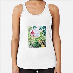 Porco Rosso Racerback Tank Top