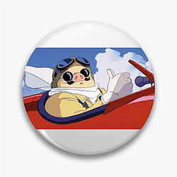 Porco Rosso Merch For Fans Porco Rosso Pins