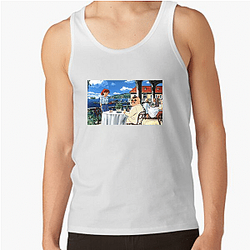 Porco Rosso Merch Collection Porco Rosso Tank Tops