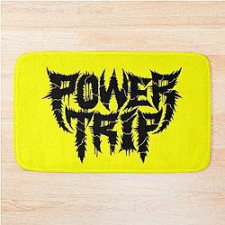 Power Trip Merch Logo Shirt Bathroom Mat