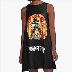 Power Trip A-Line Dress