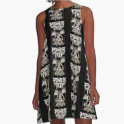 Power Trip Vintage A-Line Dress