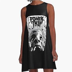 POWER TRIP save A-Line Dress