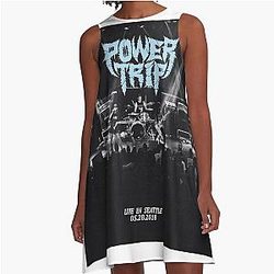 Live in Seattle Power Trip A-Line Dress