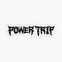 Power Trip Band Sticker