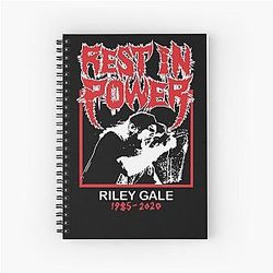 RIP Riley Gale Power Trip Rest In Power 2020 Spiral Notebook