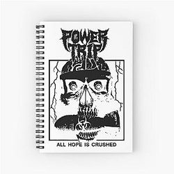 Power Trip Merch Spiral Notebook