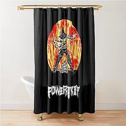 Power Trip Shower Curtain