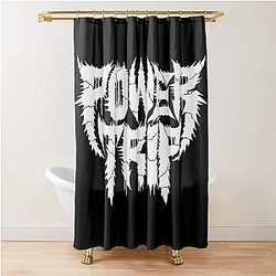 Power Trip Merch Shower Curtain