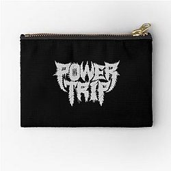 Power Trip Band Zipper Pouch