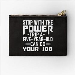 Power Trip Zipper Pouch
