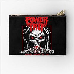 Power Trip Waiting Around To Die Classic T Zipper Pouch