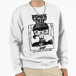 Power Trip Merch Hope Crushed Skull Pullover Sweatshirt