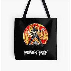 Power Trip Band All Print Tote Bag