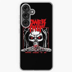 Power Trip Waiting to die Classic Retro T Samsung Galaxy Soft Case