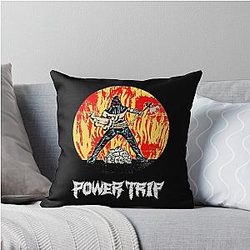 Power Trip Throw Pillow