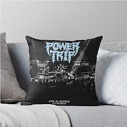 Live in Seattle Power Trip Pillow