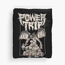 Power Trip Band Vintage Duvet Cover