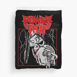 Power Trip Music Duvet Cover