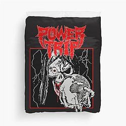 Power Trip Music Duvet Cover