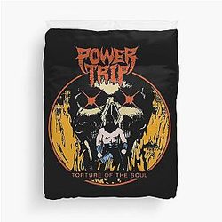 Power trip torture the soul Duvet Cover