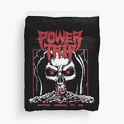 Power Trip Waiting Duvet Cover
