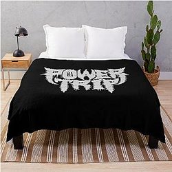 Power Trip Band Throw Blanket