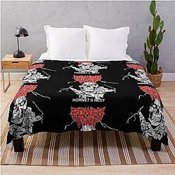 Sticker Power Throw Blanket