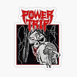 Power Trip Band Sticker
