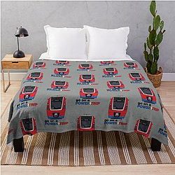 4000 Class Railcar Power Trip A City Throw Blanket