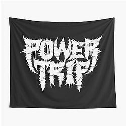 Power Trip Merch Logo Tapestry