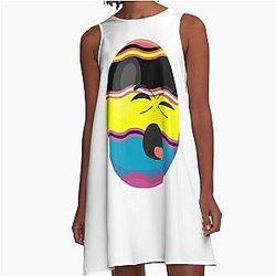 Primal Scream Egg A Line Dress