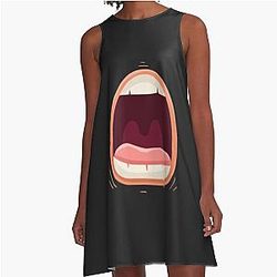 Primal Scream A Line Dress