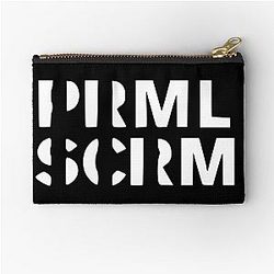 PRML SCRM Tribute to Primal Scream Zipper Pouch