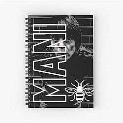 Mani Stone Roses & Primal Scream Tribute Spiral Notebook