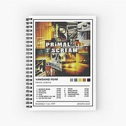 Primal Scream - Vanishing Point Spiral Notebook