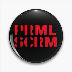 PRML SCRM - Tribute to Primal Scream Pin