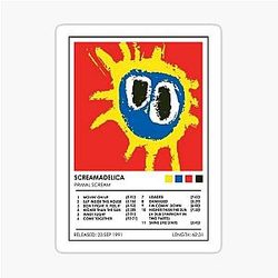 Primal Scream Screamadelica Album Sticker