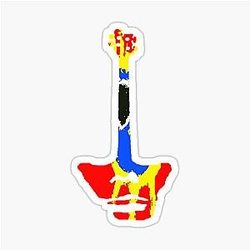 Primal Scream Mani on Bass Sticker