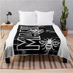 Mani and Stone Roses & Primal Scream Tribute Throw Blanket