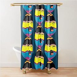 Primal Scream Egg Shower Curtain